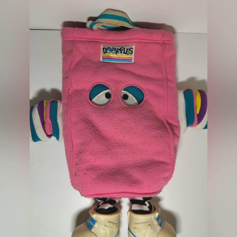 Vintage 1988 Dooffles plush bag/tote from The Imagination Factory. - Picture 2 of 8